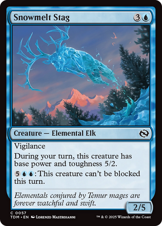 Snowmelt Stag (057) - Tarkir: Dragonstorm