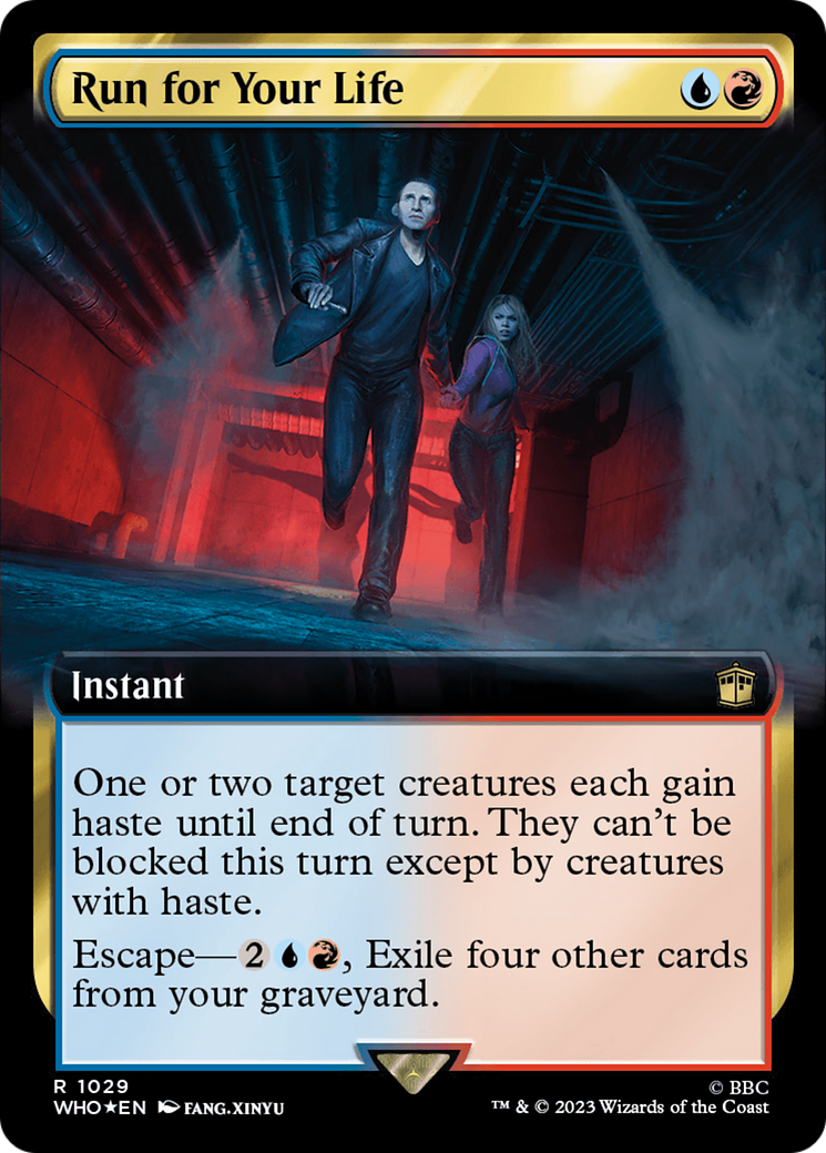 Run for Your Life (Extended Art) (1029) Foil - Doctor Who