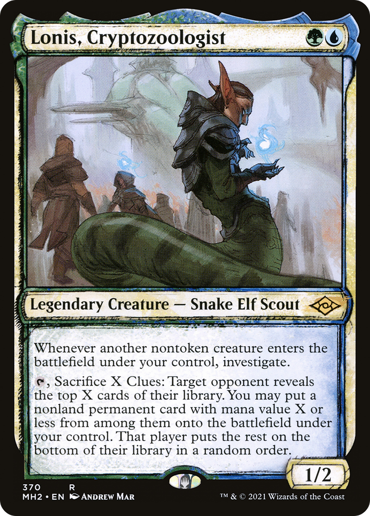 Lonis, Cryptozoologist (Sketch) [Modern Horizons 2]