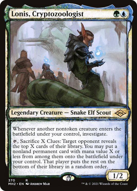 Lonis, Cryptozoologist (Sketch) [Modern Horizons 2]