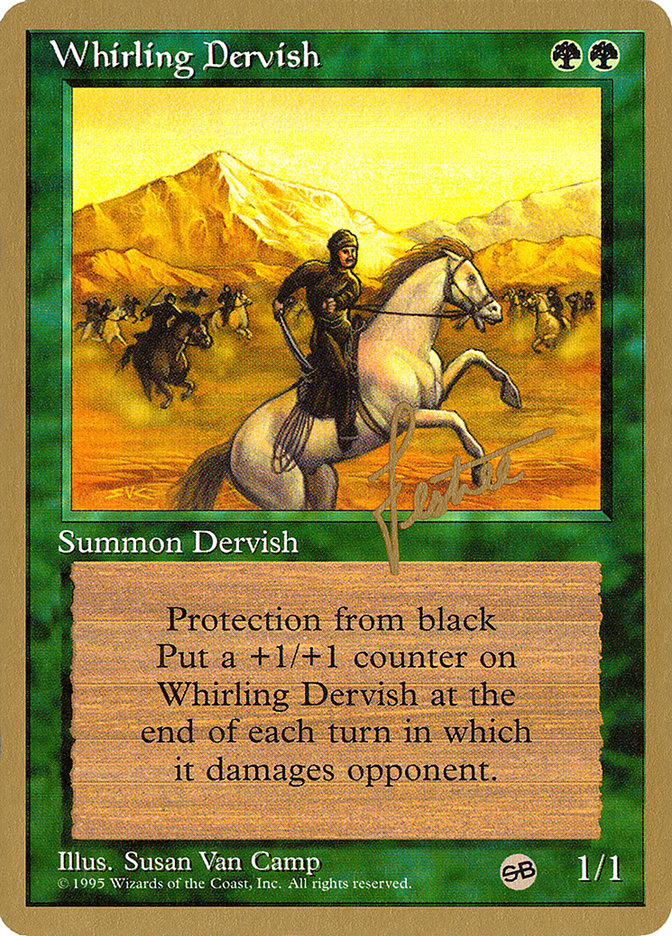 Whirling Dervish (Bertrand Lestree) (SB) [Pro Tour Collector Set] | Silver Goblin