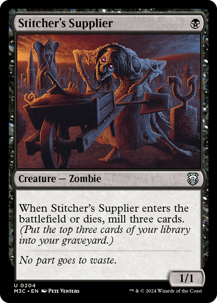 Stitcher's Supplier (Ripple Foil) [Modern Horizons 3 Commander] | Silver Goblin