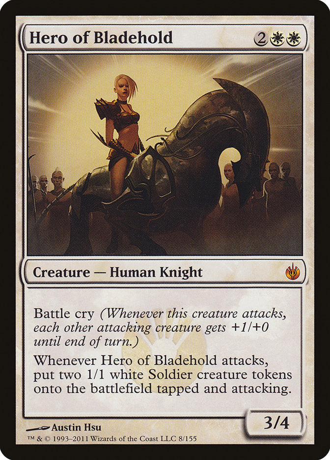 Hero of Bladehold (Oversized) [Oversize Cards] | Silver Goblin