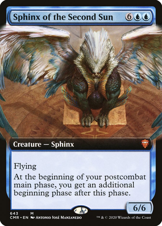 Sphinx of the Second Sun (Extended Art) [Commander Legends] | Silver Goblin