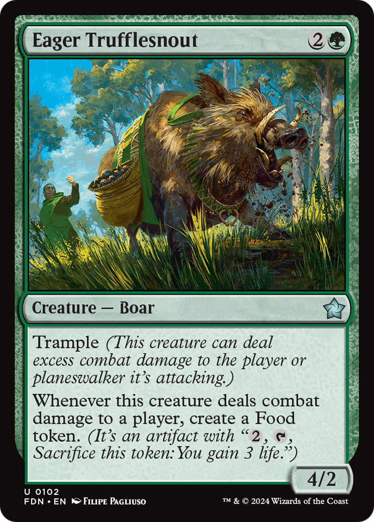 Eager Trufflesnout [Foundations] Foil