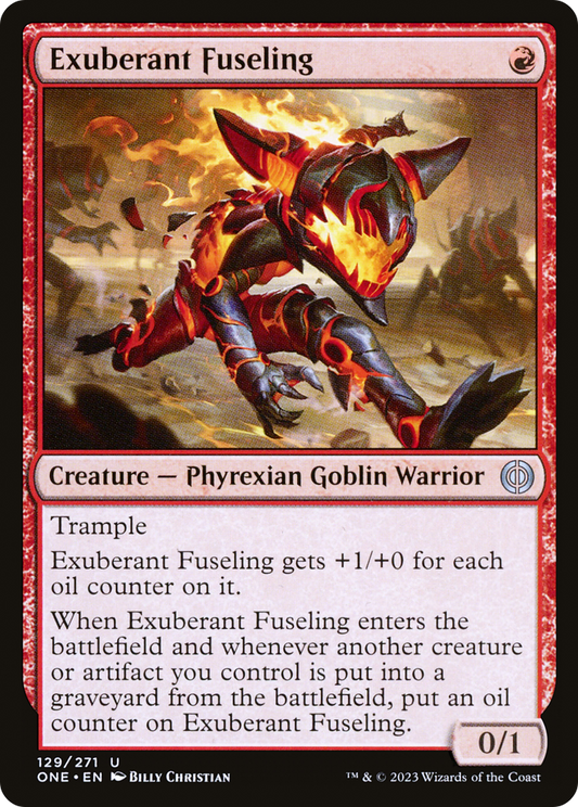 Exuberant Fuseling [Phyrexia: All Will Be One] Foil