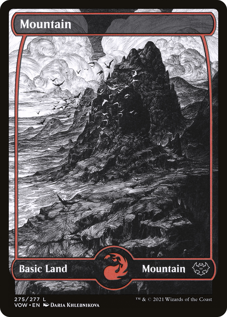 Mountain (275) [Innistrad: Crimson Vow] Foil