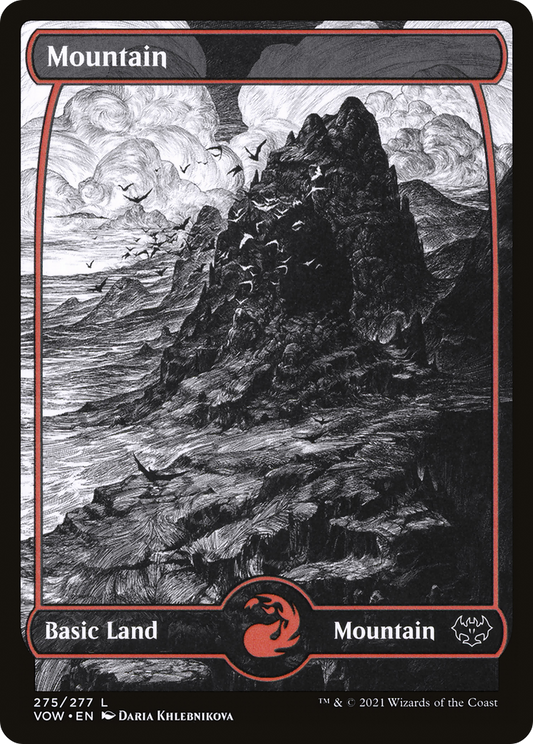 Mountain (275) [Innistrad: Crimson Vow] Foil