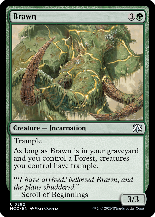 Brawn [March of the Machine Commander] | Silver Goblin