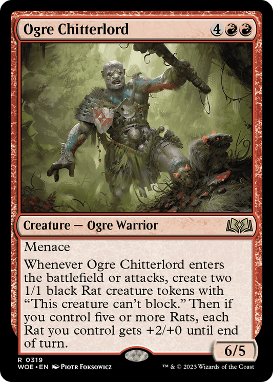 Ogre Chitterlord [Wilds of Eldraine] Foil