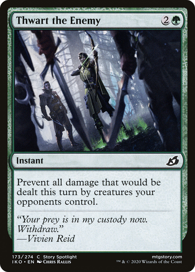 Thwart the Enemy (173) Foil - Ikoria: Lair of Behemoths
