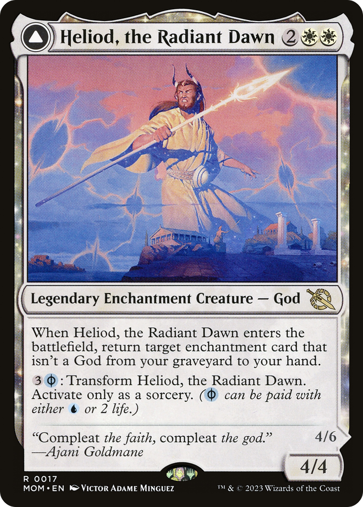 Heliod, the Radiant Dawn // Heliod, the Warped Eclipse [March of the Machine] Foil