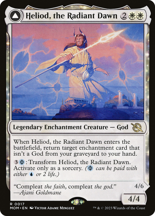 Heliod, the Radiant Dawn // Heliod, the Warped Eclipse [March of the Machine] Foil