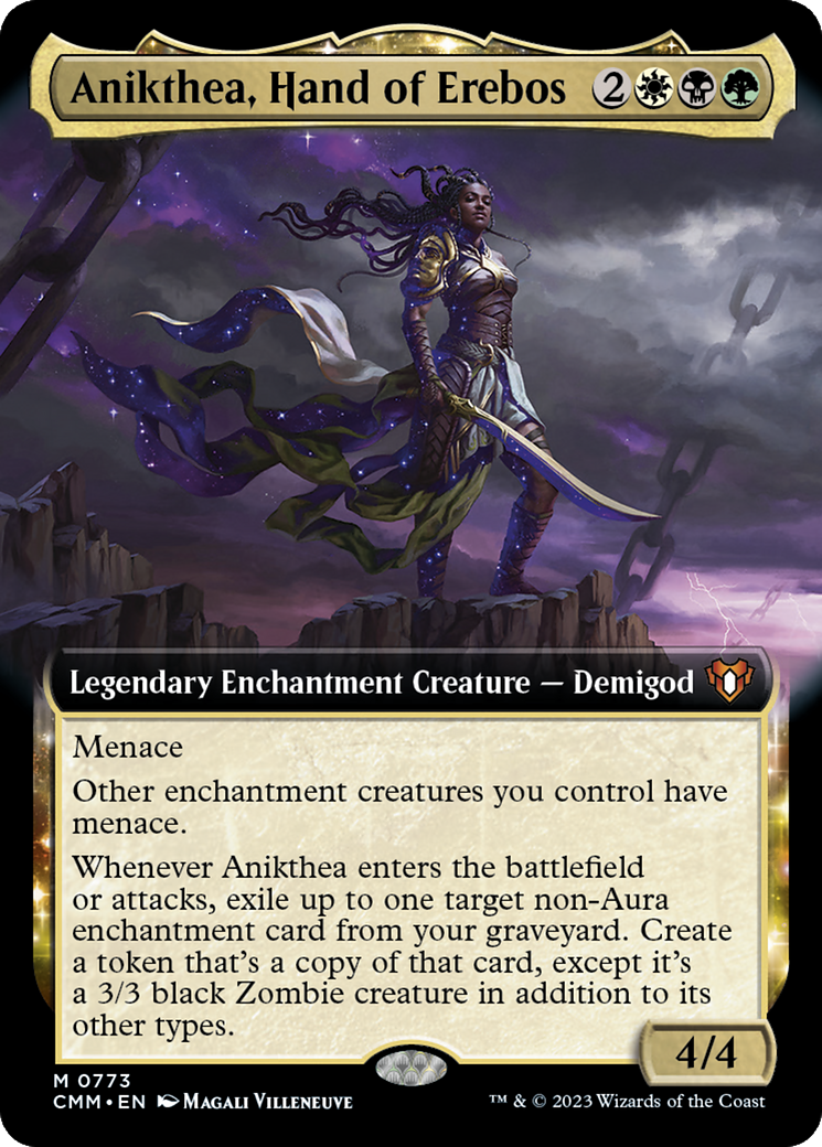 Anikthea, Hand of Erebos (Extended Art) [Commander Masters] Foil