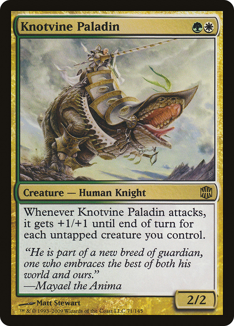 Knotvine Paladin (071) Foil - Alara Reborn