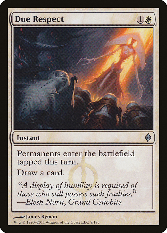 Due Respect [New Phyrexia] Foil