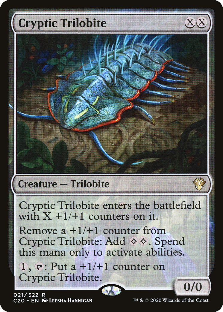 Cryptic Trilobite [Commander 2020] | Silver Goblin