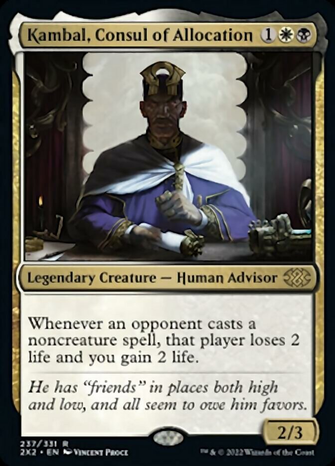 Kambal, Consul of Allocation [Double Masters 2022] | Silver Goblin