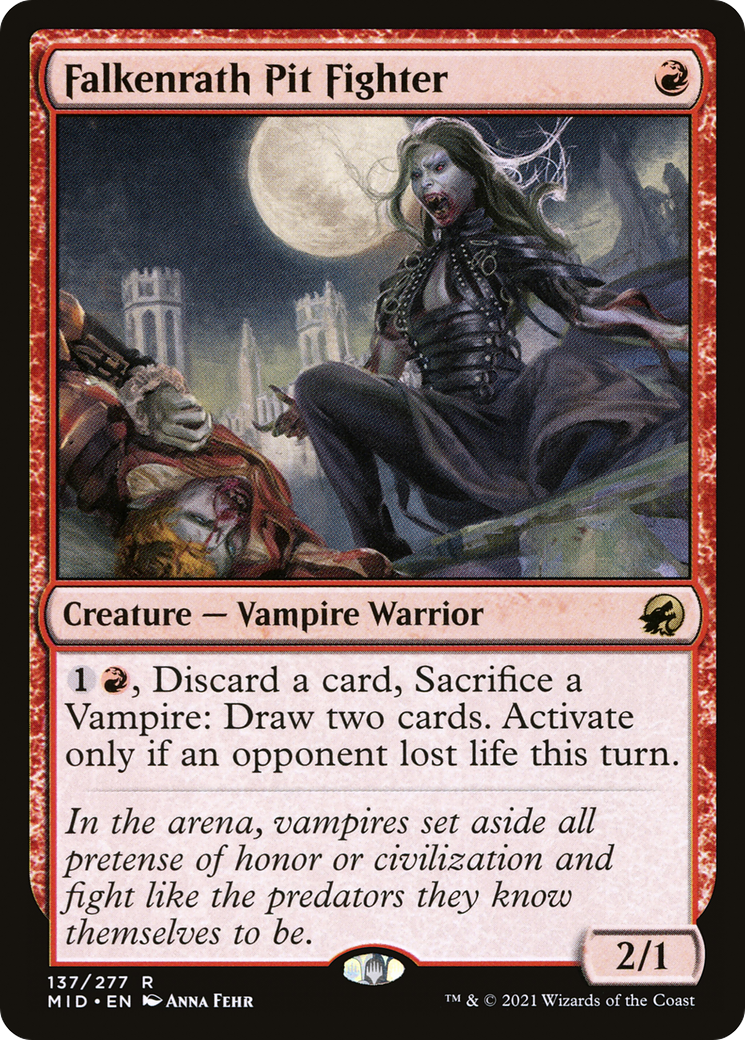 Falkenrath Pit Fighter [Innistrad: Midnight Hunt] Foil