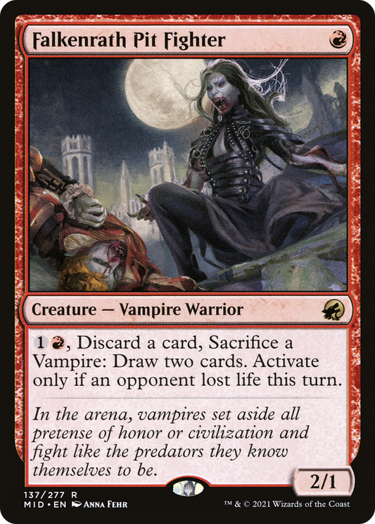 Falkenrath Pit Fighter [Innistrad: Midnight Hunt] Foil