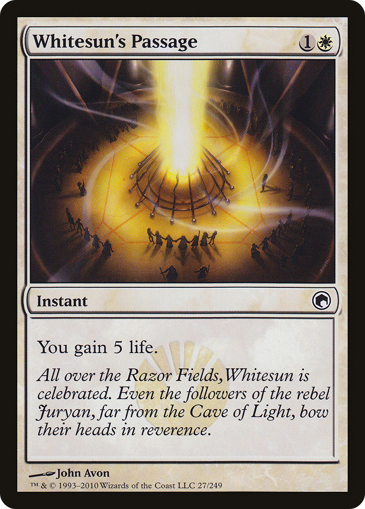 Whitesun's Passage (027) Foil - Scars of Mirrodin