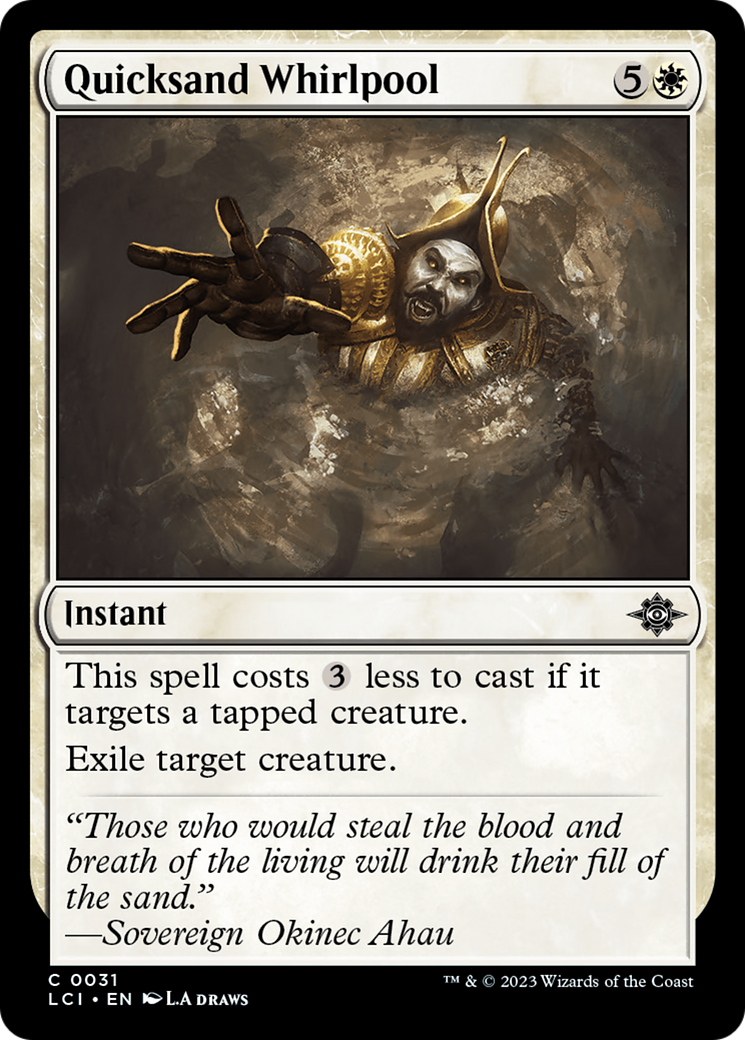 Quicksand Whirlpool [The Lost Caverns of Ixalan] Foil