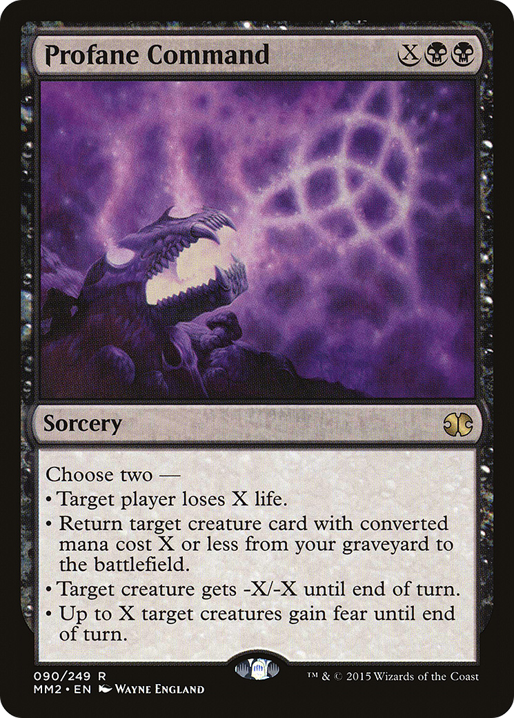 Profane Command (090) Foil - Modern Masters 2015