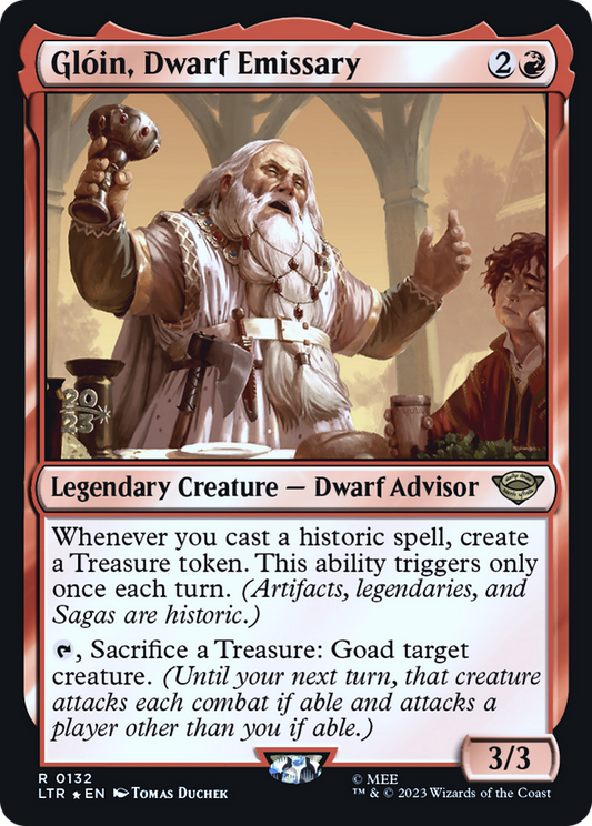 Gloin, Dwarf Emissary [The Lord of the Rings: Tales of Middle-Earth Prerelease Promos]
