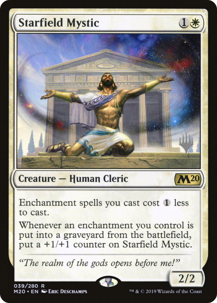 Starfield Mystic (39p) Foil - Core Set 2020 Promos