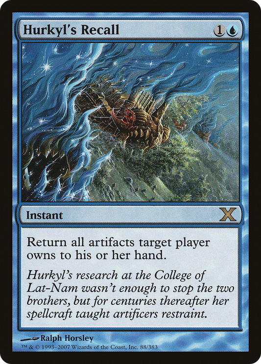 Hurkyl's Recall [Tenth Edition] Foil