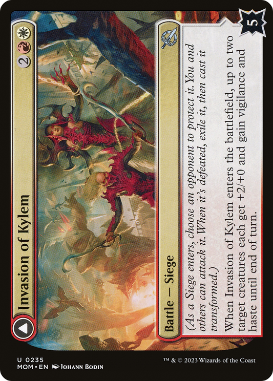 Invasion of Kylem // Valor's Reach Tag Team [March of the Machine] Foil