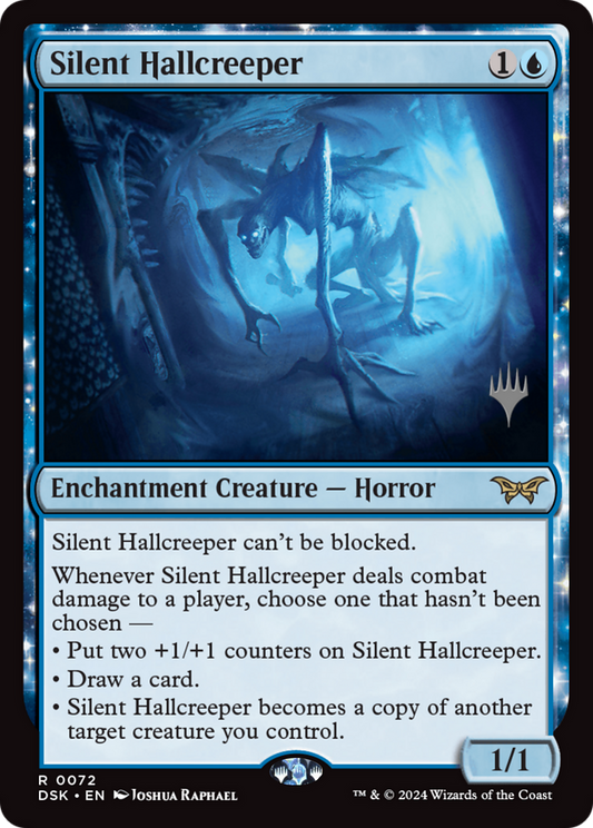 Silent Hallcreeper [Duskmourn: House of Horror Promos] Foil