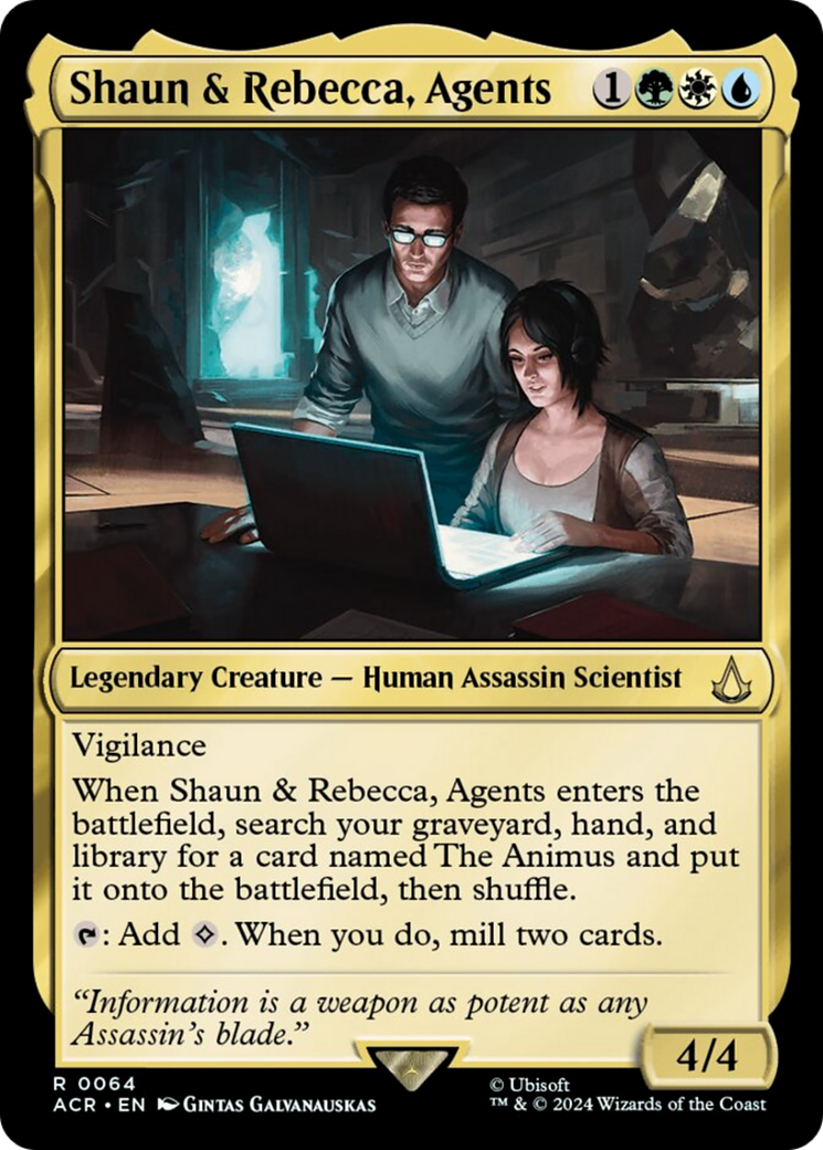 Shaun & Rebecca, Agents [Assassin's Creed] | Silver Goblin