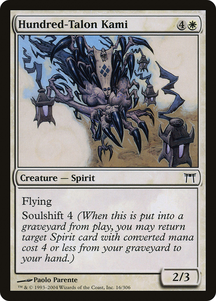 Hundred-Talon Kami [Champions of Kamigawa] Foil