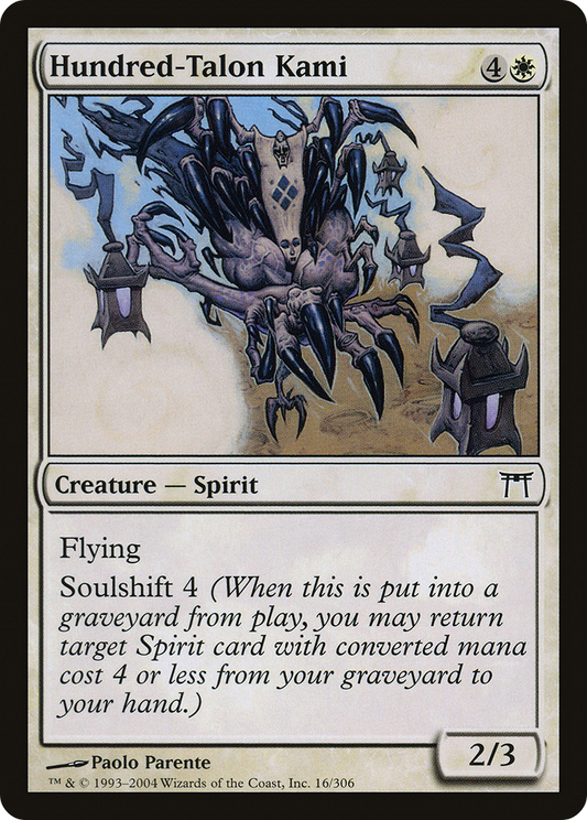 Hundred-Talon Kami [Champions of Kamigawa] Foil