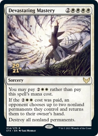 Devastating Mastery [Strixhaven: School of Mages Prerelease Promos] | Silver Goblin