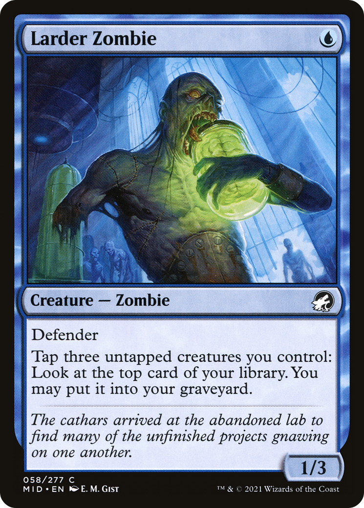 Larder Zombie [Innistrad: Midnight Hunt] Foil
