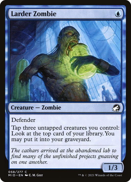 Larder Zombie [Innistrad: Midnight Hunt] Foil
