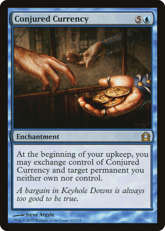 Conjured Currency [Return to Ravnica] Foil