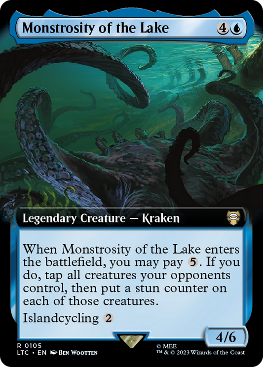 Monstrosity of the Lake (Extended Art) [The Lord of the Rings: Tales of Middle-Earth Commander] Foil