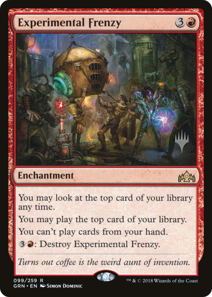 Experimental Frenzy (Promo Pack) [Guilds of Ravnica Promos] Foil