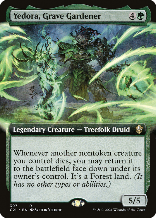 Yedora, Grave Gardener (Extended Art) [Commander 2021]