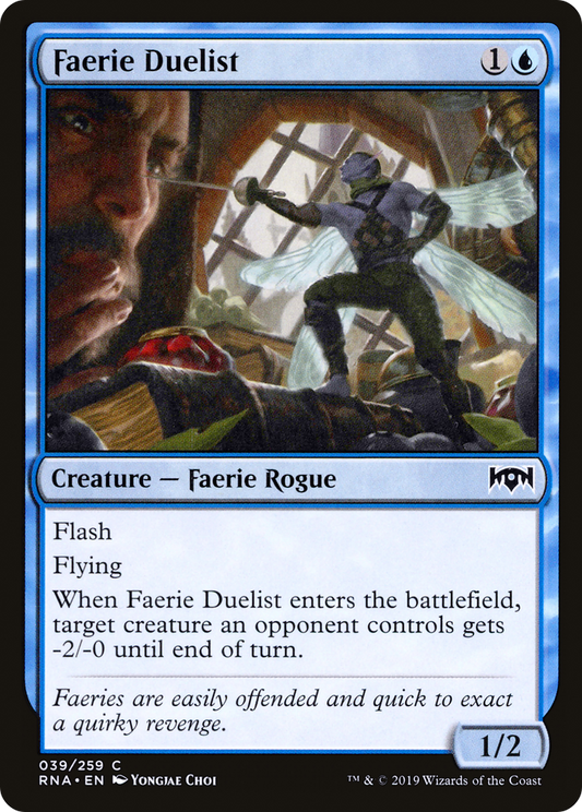 Faerie Duelist [Ravnica Allegiance] Foil