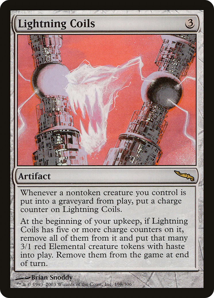 Lightning Coils [Mirrodin] Foil
