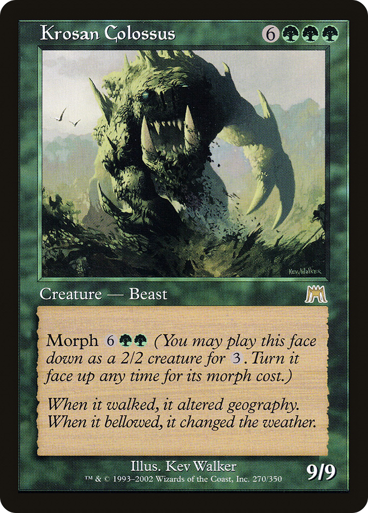 Krosan Colossus [Onslaught] Foil