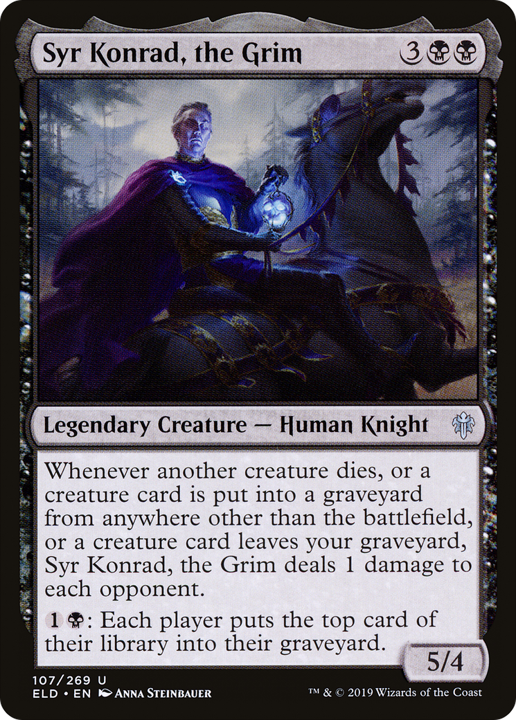 Syr Konrad, the Grim (107) Foil - Throne of Eldraine
