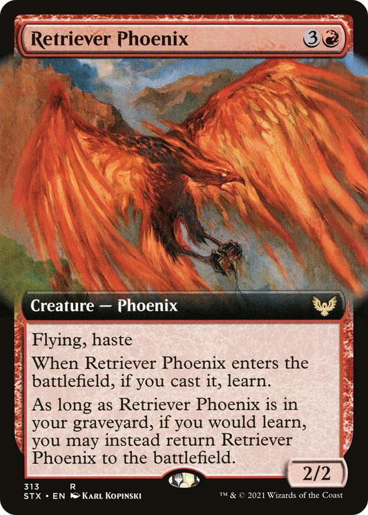 Retriever Phoenix (Extended Art) [Strixhaven: School of Mages]
