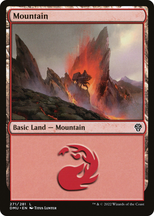 Mountain (271) [Dominaria United] Foil