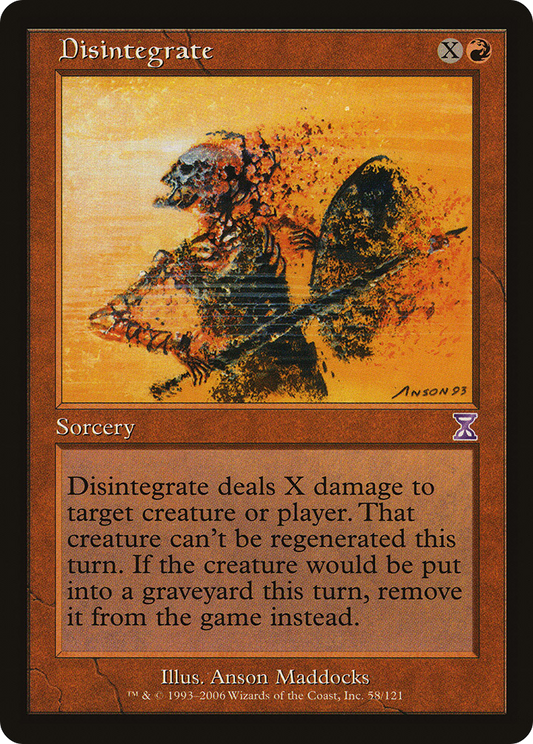 Disintegrate [Time Spiral Timeshifted] Foil