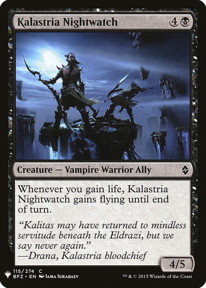 Kalastria Nightwatch [Mystery Booster] | Silver Goblin